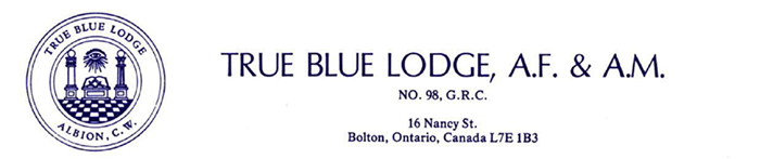 True Blue Lodge logo